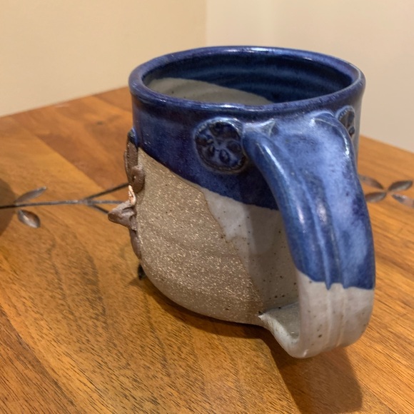 Handcrafted ceramic mug and bowl - chicken theme - Picture 3 of 6